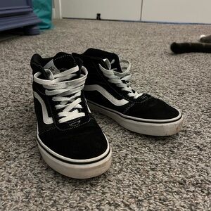 Vans Ward Hi Black and White Women's Sneakers